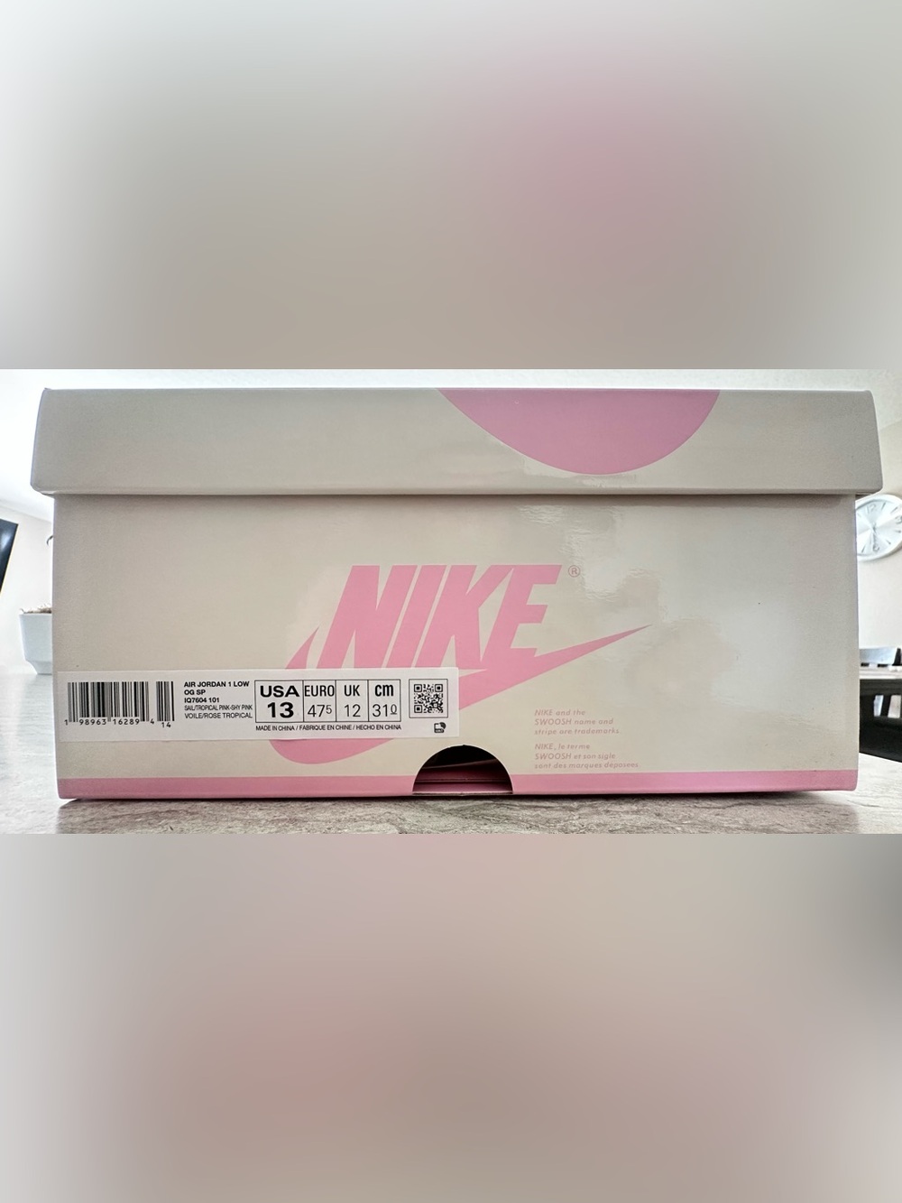 Travis Scott x Nike Jordan Low Sail/Tropic Shy-Pink DS OG - Picture 11 of 15